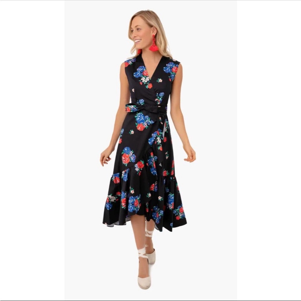 Tory burch tea rose wrap dress
